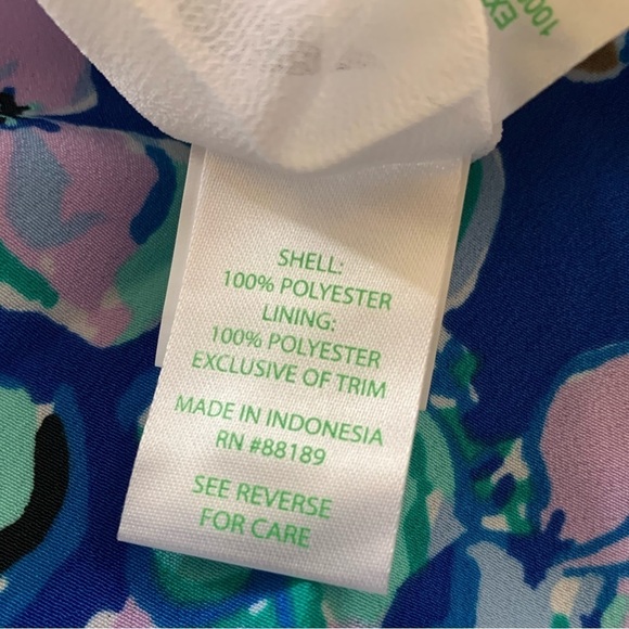 LILLY PULITZER 6 Blue Tiered midi dress Grace in Blue Grotto Twilight Tr… - Picture 10 of 14